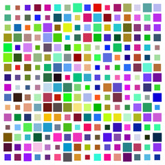 seamless pattern with coloured squares