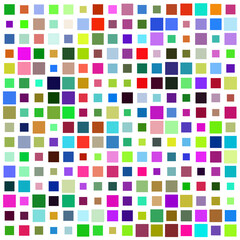seamless pattern with coloured squares