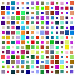 seamless pattern with coloured squares