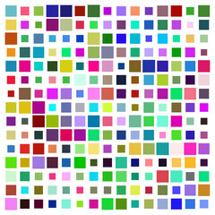 seamless pattern with coloured squares
