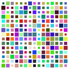 seamless pattern with coloured squares