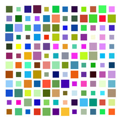 seamless pattern with coloured squares