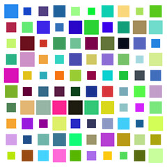 seamless pattern with coloured squares