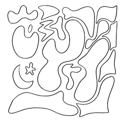 freeform line style vector