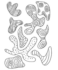 freeform line style vector