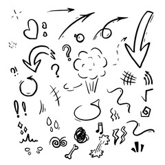 anime emotion effect line style