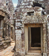 Fototapeta na wymiar Angkor Wat temple is the heart of Cambodia,the national symbol,the symbol of the Khmer civilization one of the most beautiful monuments in the world