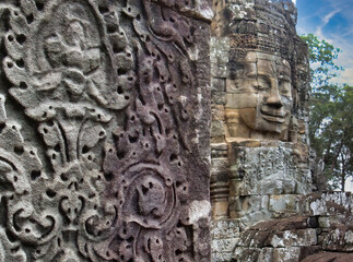 Angkor Wat temple is the heart of Cambodia,the national symbol,the symbol of the Khmer civilization one of the most beautiful monuments in the world