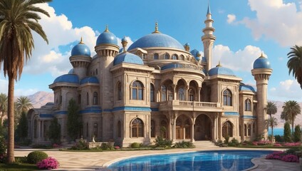 Naklejka premium taj mahal