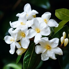 Fototapeta na wymiar Famous nice Jasmine flower image Generative AI