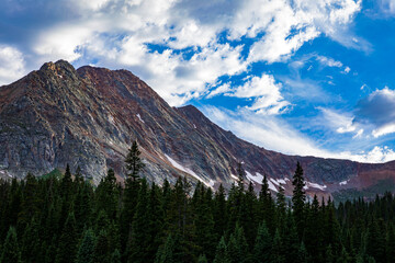 Mountain Blue Skyline