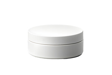 cosmetic cream container isolated