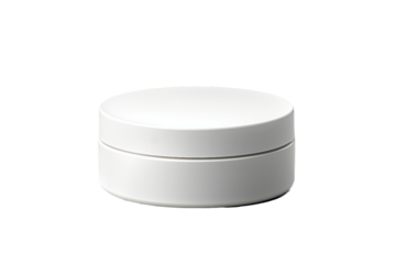 cosmetic cream container isolated