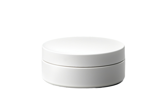 cosmetic cream container isolated