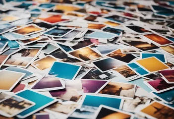 Fotobehang Pile of colorful cards and postcards © FrameFinesse