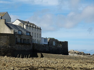 Maisons face à la baie de Roscoff