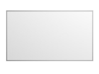 Whiteboard. Isolated. Transparent background. 3d illustration.