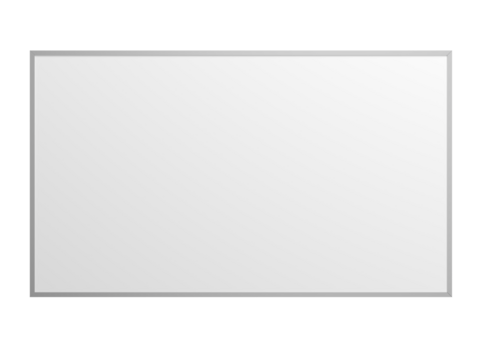 Whiteboard. Isolated. Transparent background. 3d illustration.