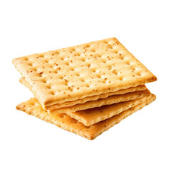 Crackers Isolated on a Transparent Background 