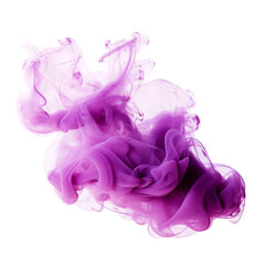 The cloud is isolated, smoke on white background