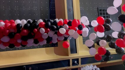 New Year’s Eve Balloon Drop from Ceiling