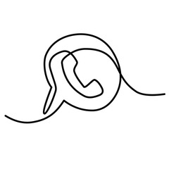continuous telephone line