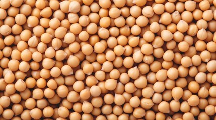 Top view of chickpeas. Background texture of uncooked chickpeas. Legumes. Superfood. Copy space....