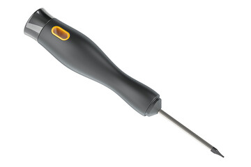 Screwdriver, 3D rendering isolated on transparent background