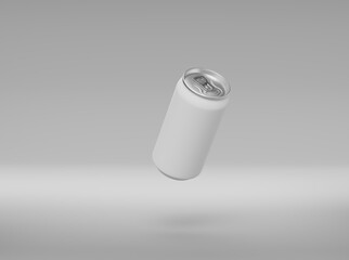 Light Background Product Photos with White Can