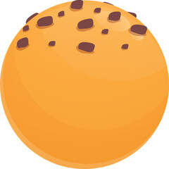 Sugar bomb icon cartoon vector. Candy dessert ball. Cake candy