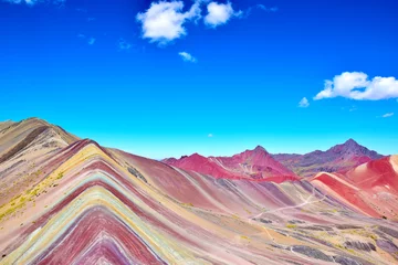 Foto op Canvas Rainbow Mountain in the Cusco region, Peri © alessandro