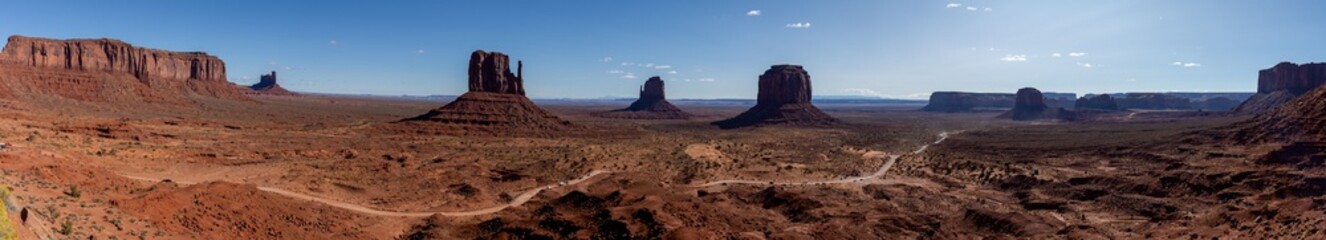 Monument Valley Panorama Composite Image