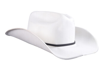 Rodeo rider, wild west, American and country music concept theme with a cowboy hat isolated on...