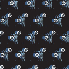 Ethereal Blooming Tulip Flower Dreams Pattern