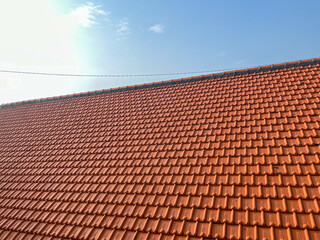 roof tiles on a roof