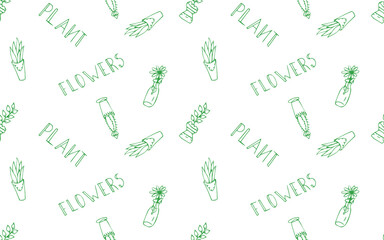 the pattern. flowers. a pattern with flowers. for textiles. a gift wrapper. package. print. the doodle pattern. vector. on a white and colored background.