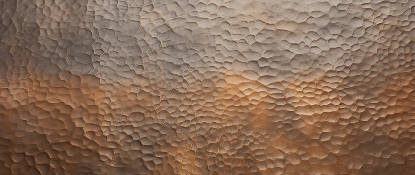 hammered tin background showing copper and brown tones