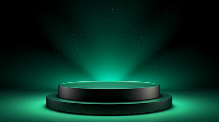 Simple product booth, podium, stage, product commercial photography background, cosmetics booth, promotional event