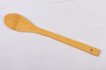 wooden spoon on a wooden table