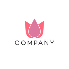 Tulip flower yoga beauty pink Logo design, nature, people, technology, health, medical, automotive, political. education, abstract, sports, animal. adventure. food, round, green, typography, 