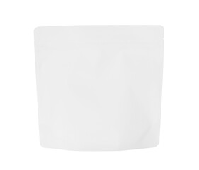 One new paper bag isolated on white