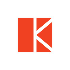 Letter K squire Logo design, nature, people, technology, engineering, health, medical, automotive, political. education, abstract, sports, animal. adventure. food, round, green, typography, 