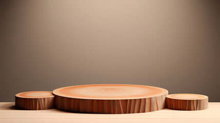 Modern round product advertising podium, booth, stage, product background, promotional event background
