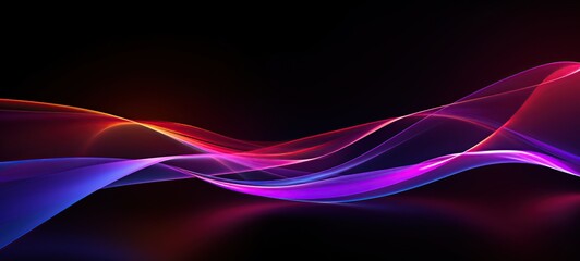 abstract background with glowing lines