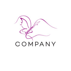 Obraz premium Butterfly, Logo, Design, Illustration, Vector, Wings, Nature, Beauty, Colorful, Graceful.