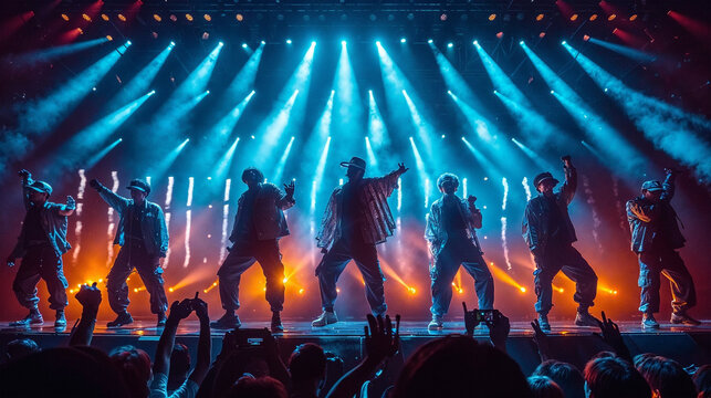 K Pop Boy Band Concert