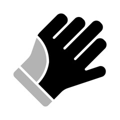 Fototapeta premium Gloves Duotone UI Icon