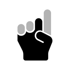 Foam Hand Duotone UI Icon