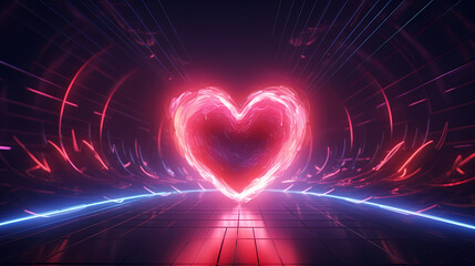 Romantic heart shaped Valentine's Day background for background, cards, flyers, posters, banners and cover designs etc.