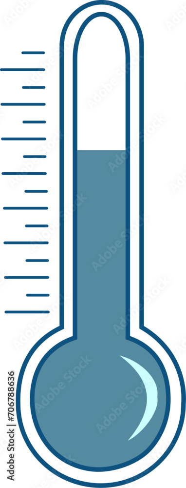 Poster thermometer icon. replaceable vector design.